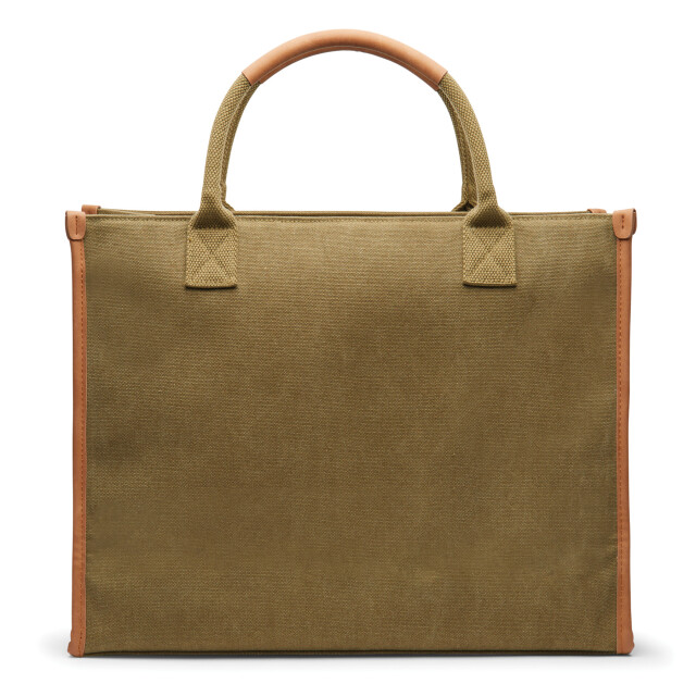 Vinga Bosler gerecycled canvas draagtas UTXD722_green large