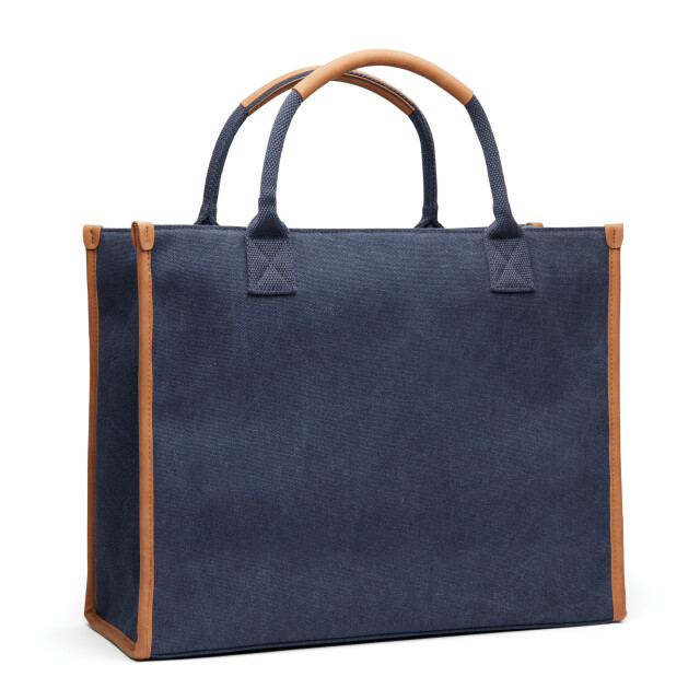 Vinga Bosler gerecycled canvas draagtas UTXD722_navy large