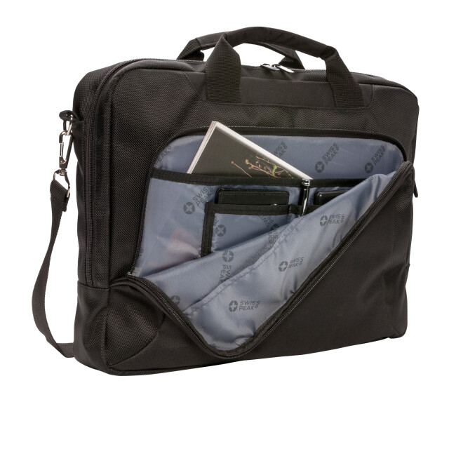 Swiss Peak Luxe laptoptas UTXD777_black large