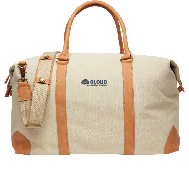 Vinga Bosler gerecyclede canvas duffeltas UTXD753_beige large