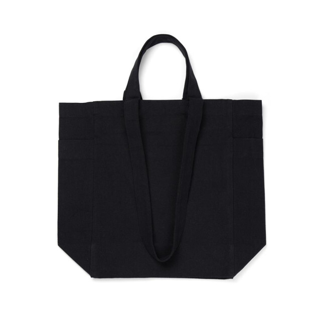 Vinga Hilo aware gerecyclede canvas boodschappentas met rits UTXD433_black large