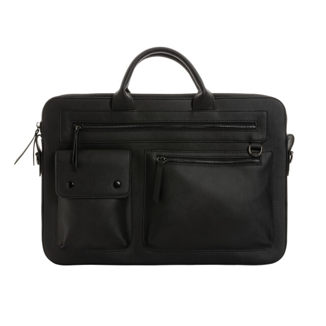 Swiss Peak Pu gerecyclede laptoptas UTXD821_black large