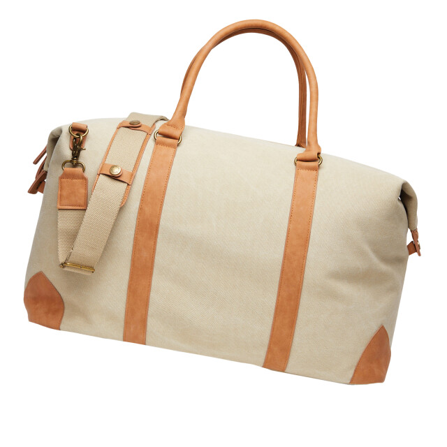 Vinga Bosler gerecyclede canvas duffeltas UTXD753_beige large