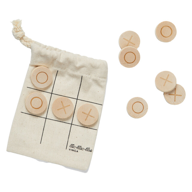 Vinga Tic-tac-toe bordspel UTXD533_brown large