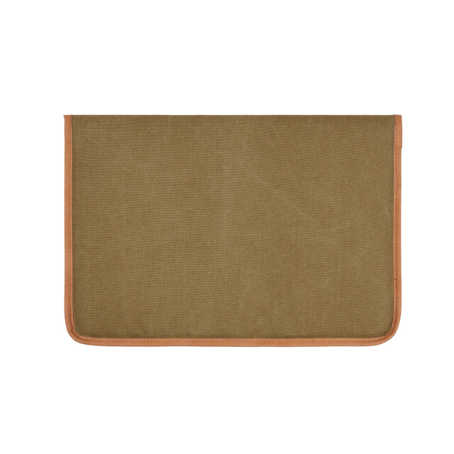 Vinga Bosler canvas gerecyclede laptophoes UTXD934_green large