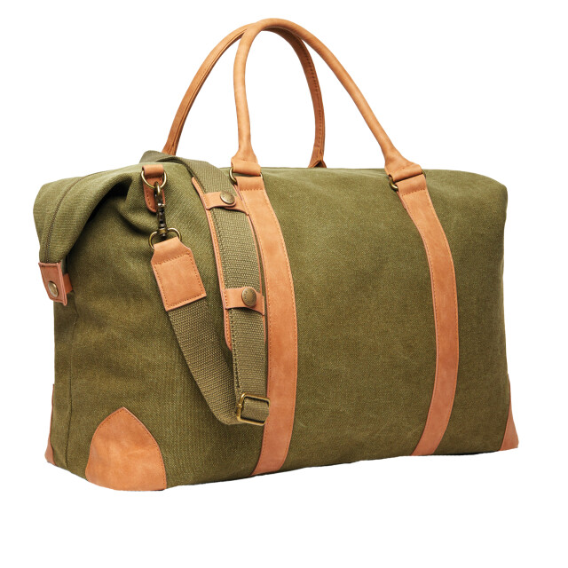 Vinga Bosler gerecyclede canvas duffeltas UTXD753_green large