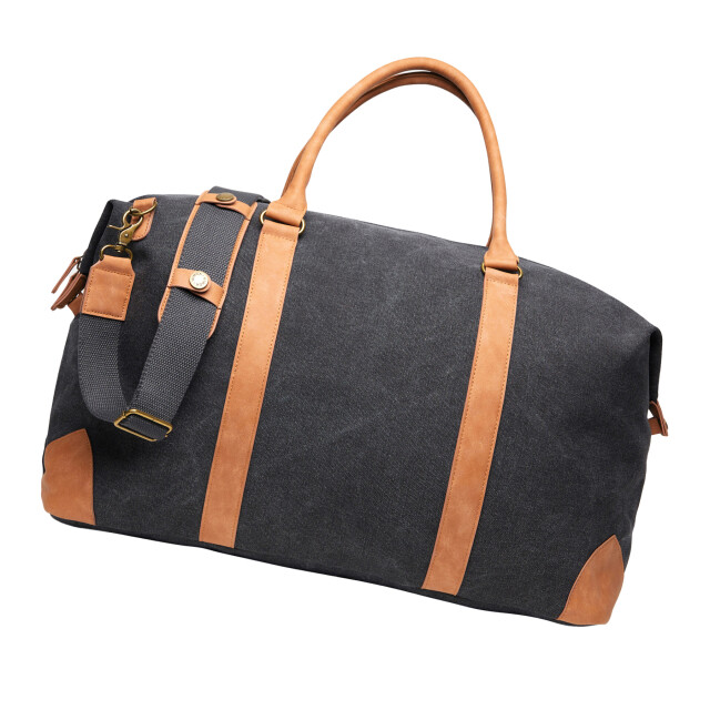 Vinga Bosler gerecyclede canvas duffeltas UTXD753_black large