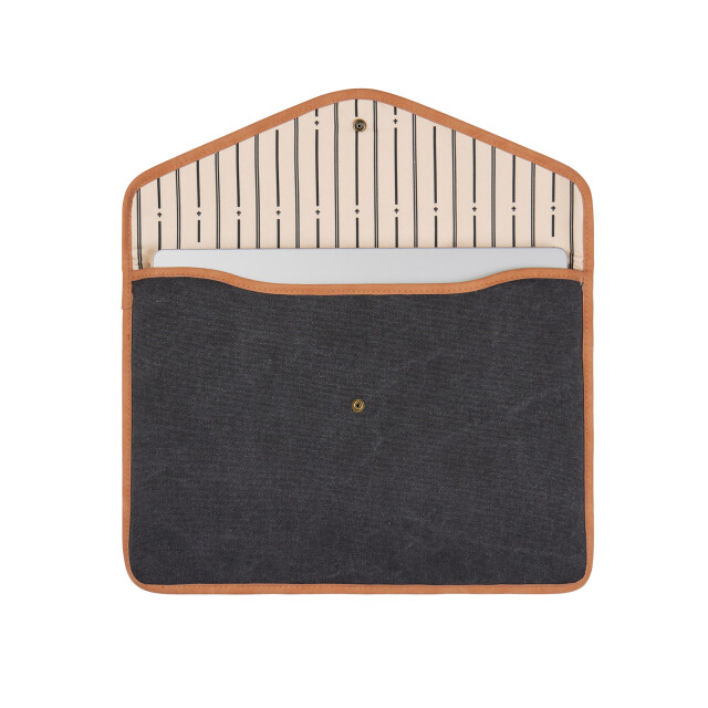 Vinga Bosler canvas gerecyclede laptophoes UTXD934_black large