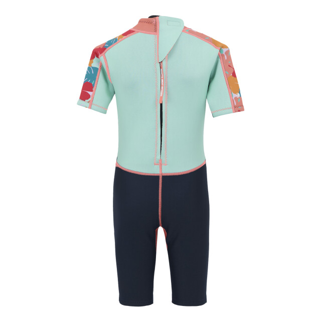 Regatta Kinder/kids tropical leaves wetsuit UTRG11531_arubabluenavy large