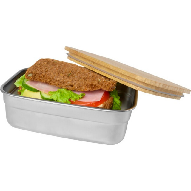 Seasons Tite bamboe lunchdoos UTPF3970_silverbrown large