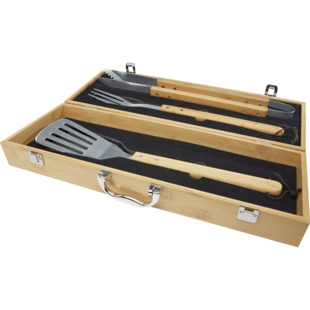 Seasons Assadus bbq gereedschap set UTPF3854_silverlightbrown large