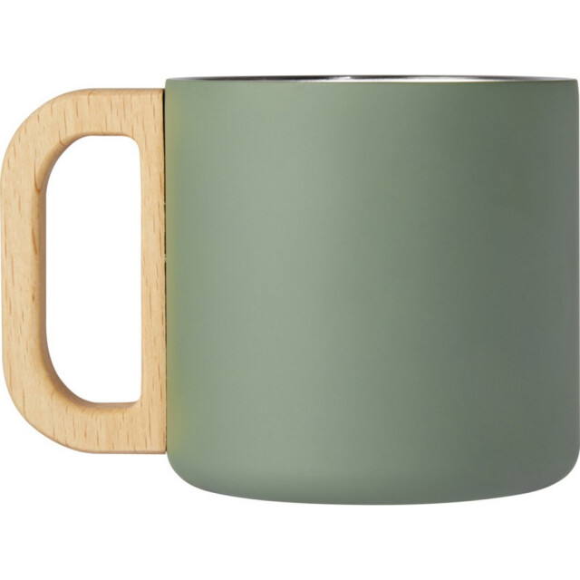Seasons Bjorn gewone roestvrijstalen mok van 360 ml UTPF4142_heathergreen large