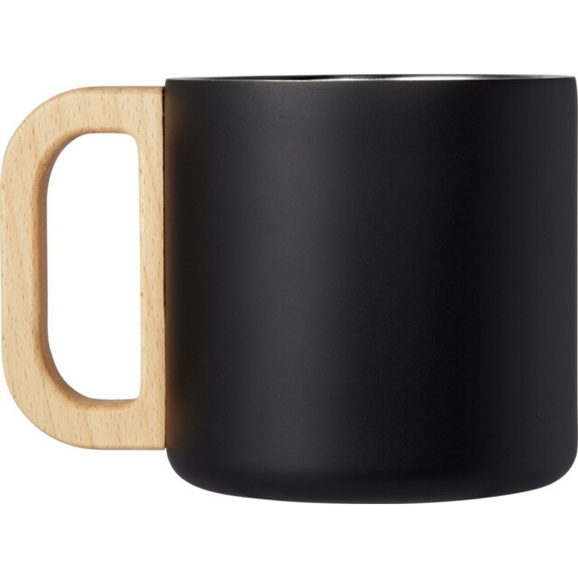 Seasons Bjorn gewone roestvrijstalen mok van 360 ml UTPF4142_solidblack large