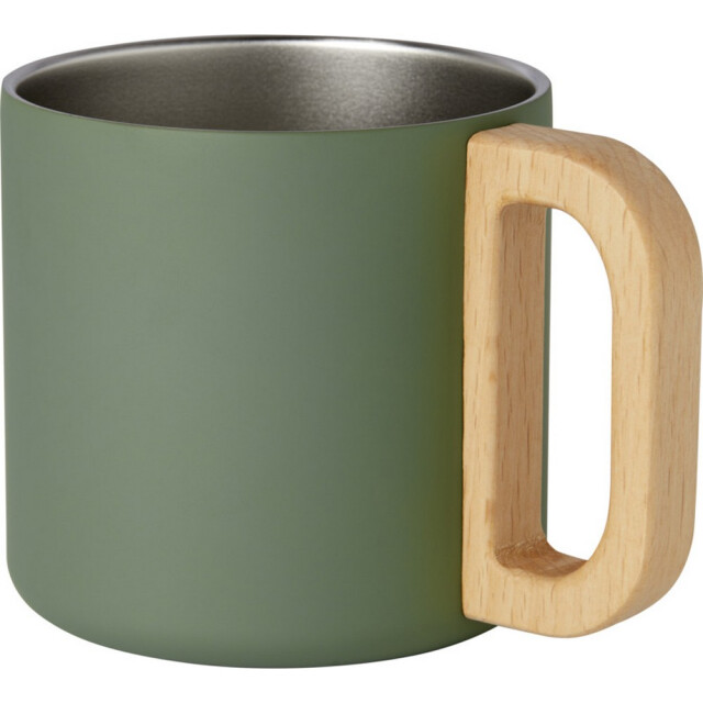 Seasons Bjorn gewone roestvrijstalen mok van 360 ml UTPF4142_heathergreen large