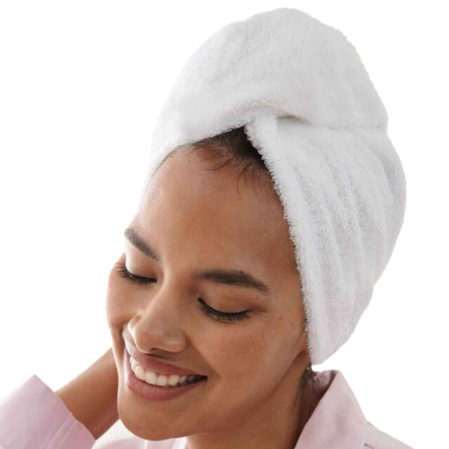 Towel City Katoenen haarbandhanddoek UTLT5417_white large