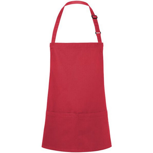 Karlowsky Zak buckle bib schort UTLT6115_raspberry large
