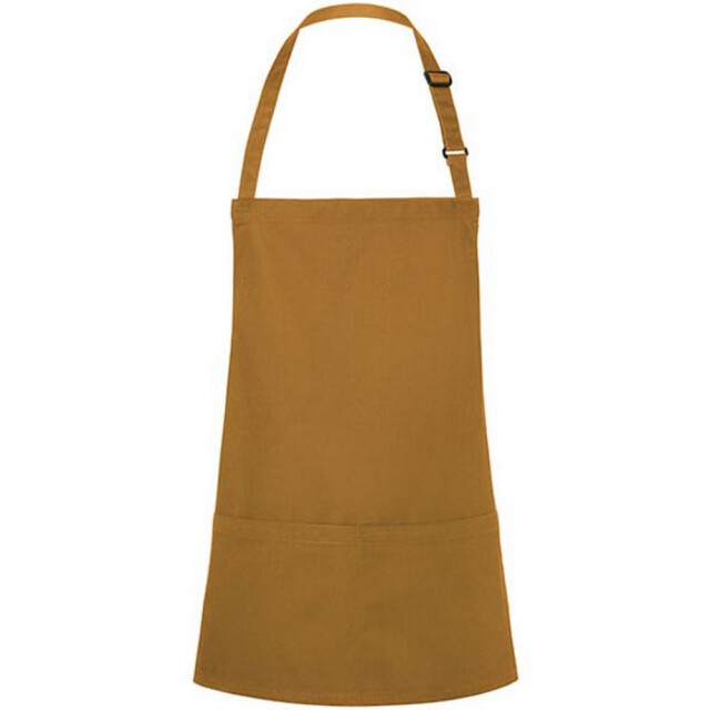 Karlowsky Zak buckle bib schort UTLT6115_mustard large