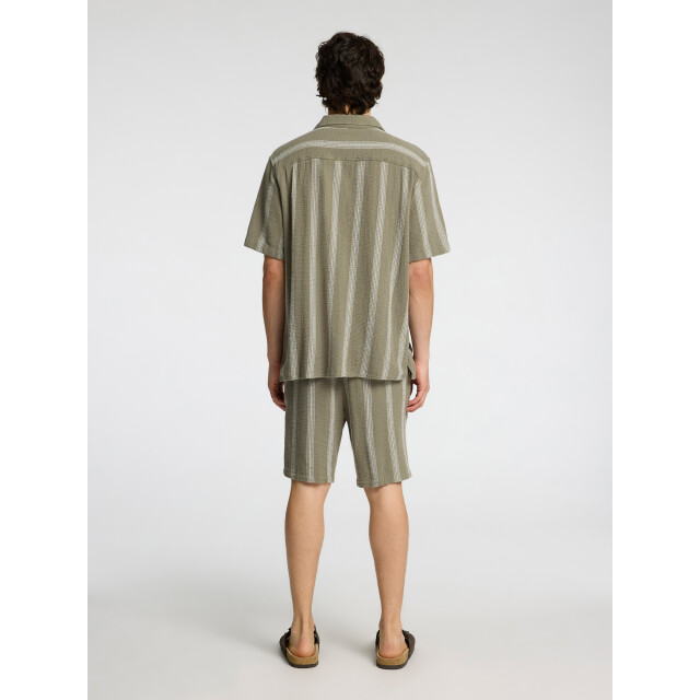 Selected Sal relax fit overhemd vetiver 16089552-VET-L large