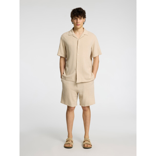 Selected Sal relax fit overhemd oatmeal 16089552-OAT-S large