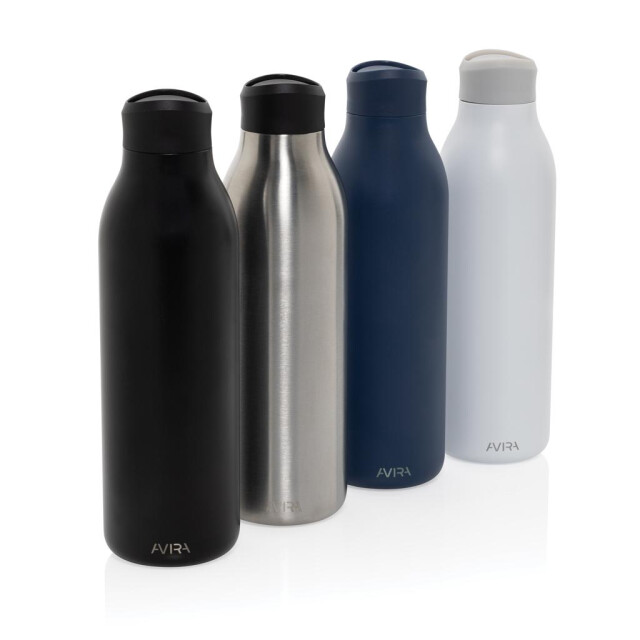 Avira Alok gerecycleerde roestvrijstalen waterfles 600 ml UTXD1191_navy large