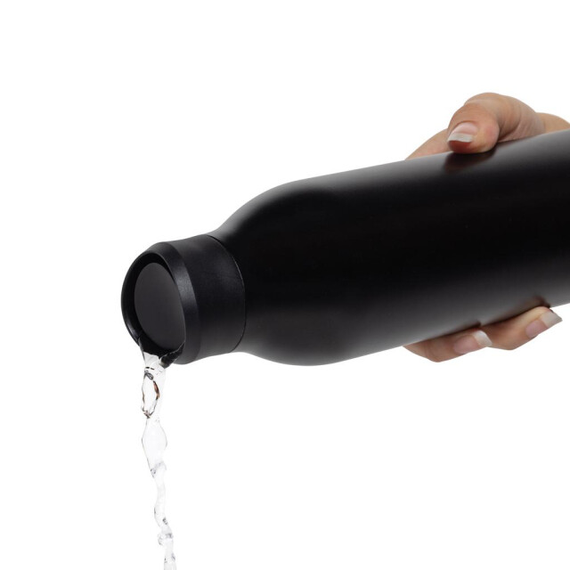 Avira Alok gerecycleerde roestvrijstalen waterfles 600 ml UTXD1191_black large