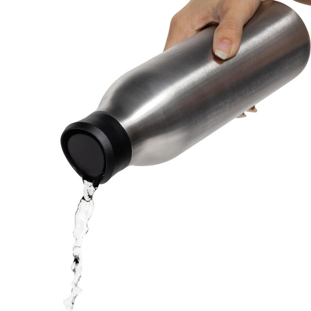Avira Alok gerecycleerde roestvrijstalen waterfles 600 ml UTXD1191_silver large