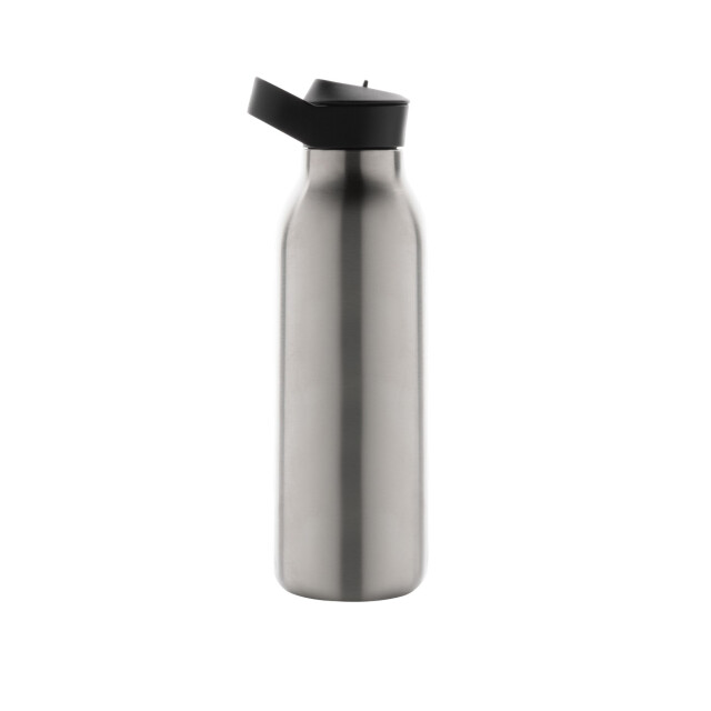 Avira Ara flip top gerecycled roestvrijstalen waterfles van 500 ml UTXD456_silver large