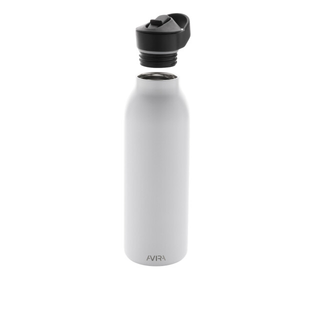 Avira Ara flip top gerecycled roestvrijstalen waterfles van 500 ml UTXD456_white large