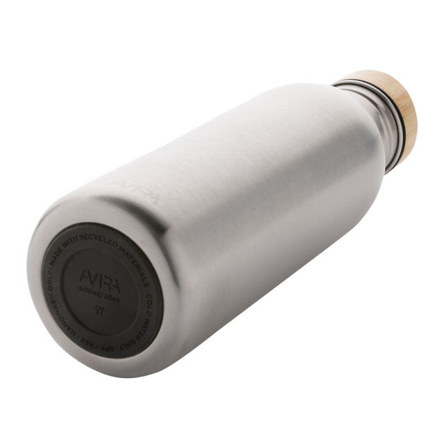 Avira Alcor bamboe 600ml waterfles UTXD209_silver large