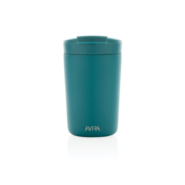 Avira Alya gerecycleerde roestvrijstalen tumbler van 300 ml UTXD666_turquoise large