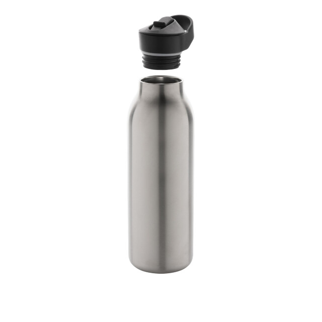 Avira Ara flip top gerecycled roestvrijstalen waterfles van 500 ml UTXD456_silver large