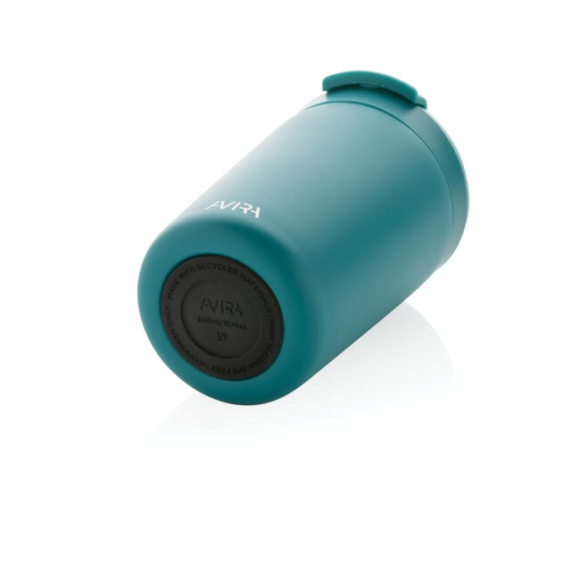 Avira Alya gerecycleerde roestvrijstalen tumbler van 300 ml UTXD666_turquoise large