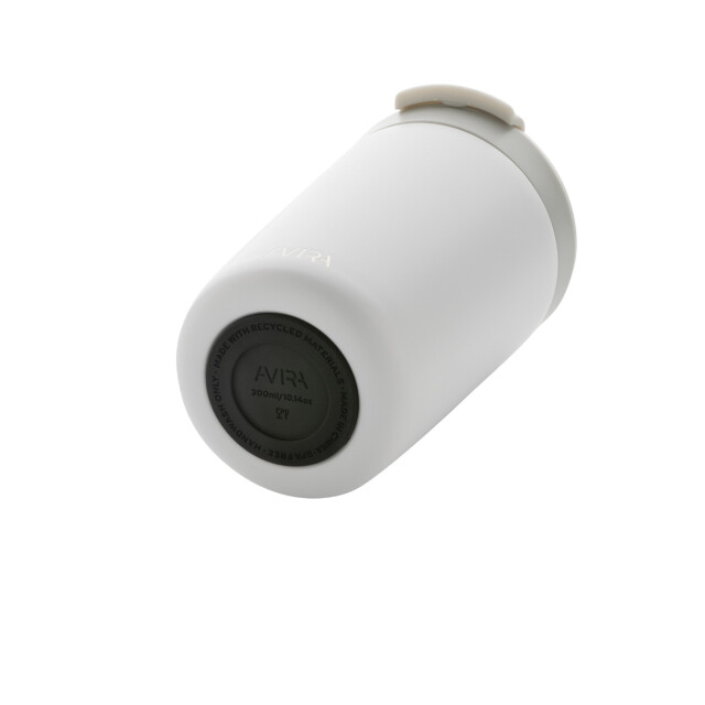 Avira Alya gerecycleerde roestvrijstalen tumbler van 300 ml UTXD666_white large
