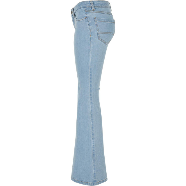Urban Classics Dames organic flared low rise jeans UTTN1307_lightwash large