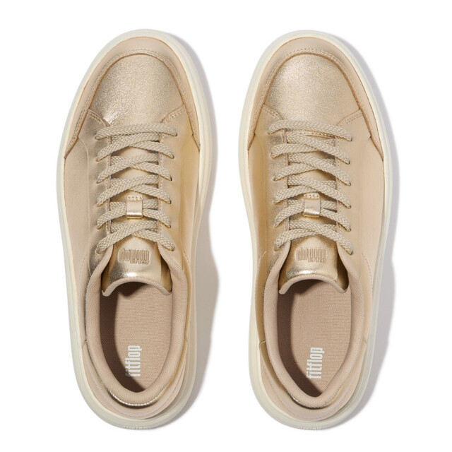 FitFlop Rtg metallic-leather sneakers E5T large