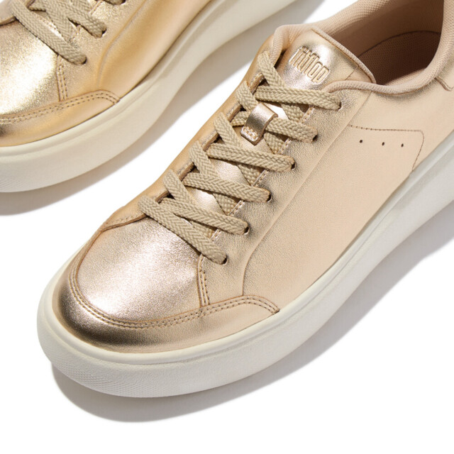 FitFlop Rtg metallic-leather sneakers E5T large