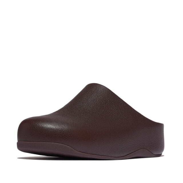 FitFlop Shuv tumbled-leather clogs E5Q large