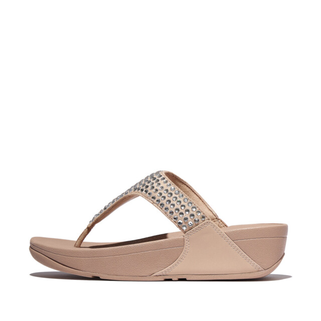 FitFlop Lulu maxi-crystal toe-post sandals E5U large