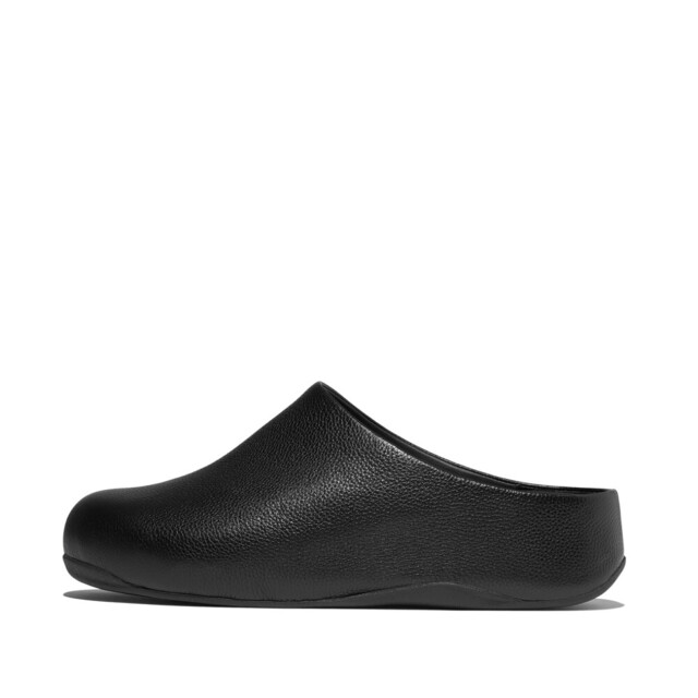 FitFlop Shuv tumbled-leather clogs E5Q large