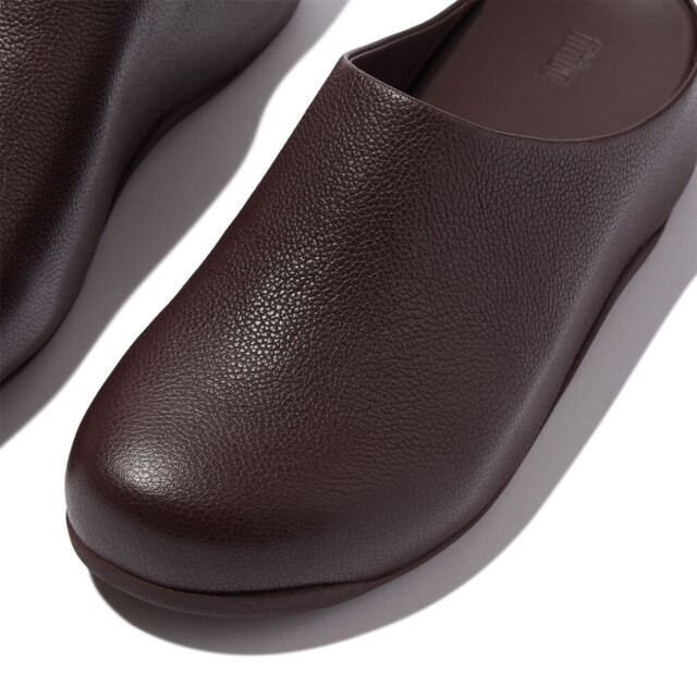FitFlop Shuv tumbled-leather clogs E5Q large