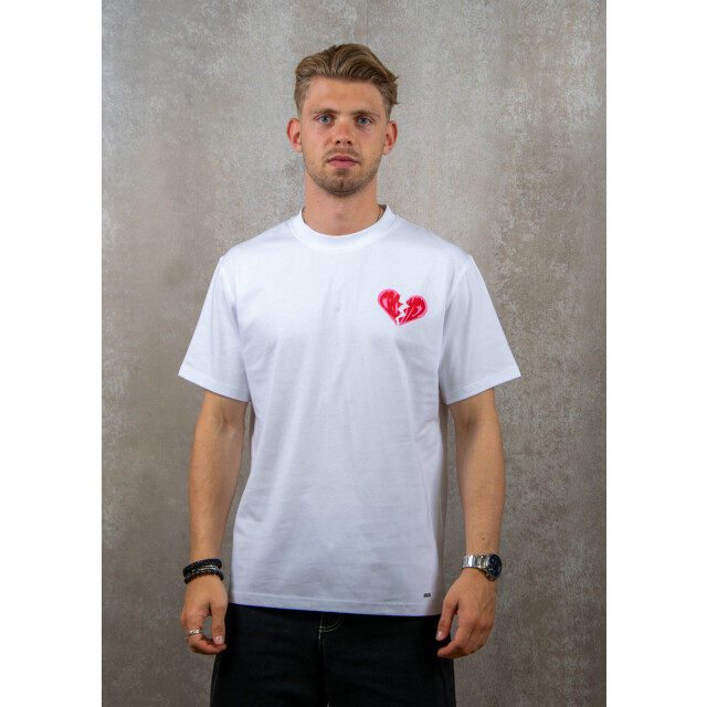 croyez homme Broken puffed heart t-shirt 100.00.1135 large