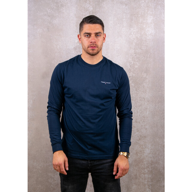 Tommy Hilfiger Tjm slim chest linear ls tee ext 102.30.0037 large