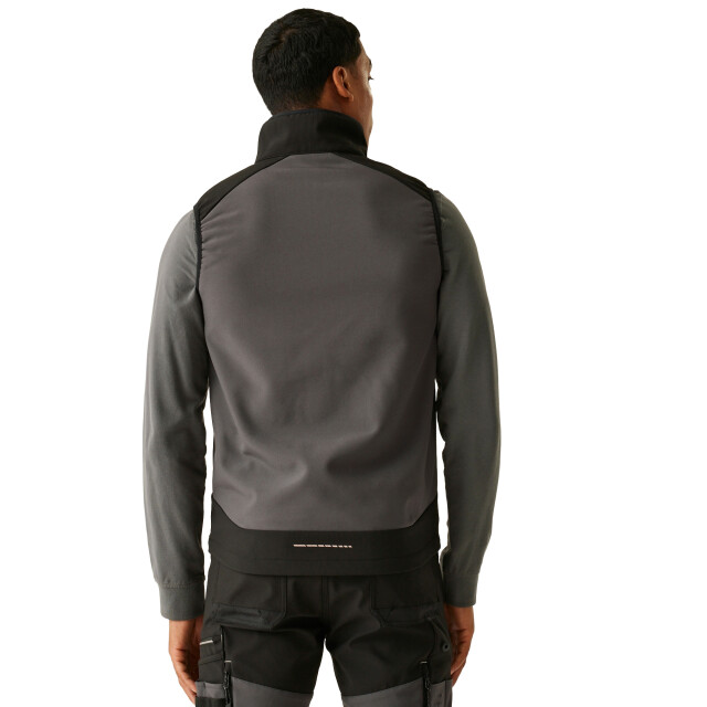 Regatta Heren 3-laags softshell bodywarmer UTRG11692_slategreyblack large