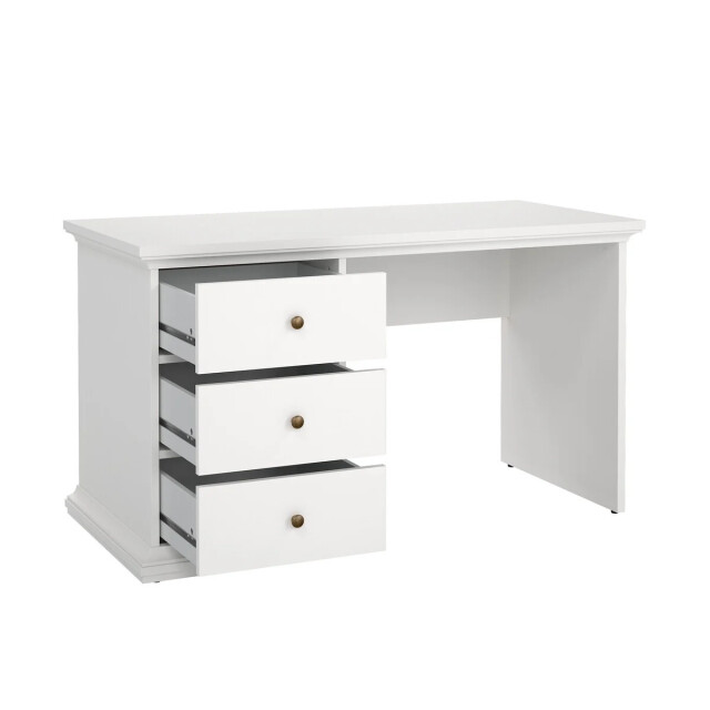 CaliCosy Bureau met 3 lades wit b130 cm sofia 3206045 large