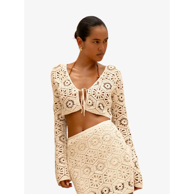 The Lola Club Dames top mya crochet MYA-CARDIGAN-CROCHET large