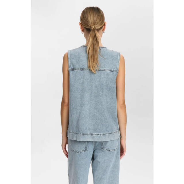 Nümph Nubrooklyn vest 705654 light blue bleach 705654 large