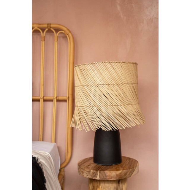 Bazar Bizar Tafellamp naturel rattan JABR051BN-40 large