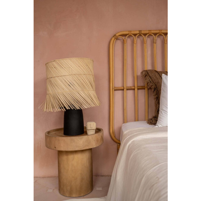 Bazar Bizar Tafellamp naturel rattan JABR051BN-40 large