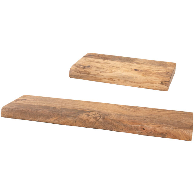Home67 Wandplank pure mangohout set van 2 klein 2648974 large