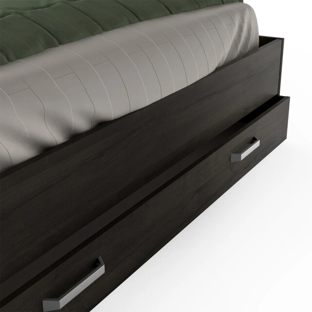 CaliCosy Bed met lade 160x200 cm eikenhouten decor richmond 2929920 large